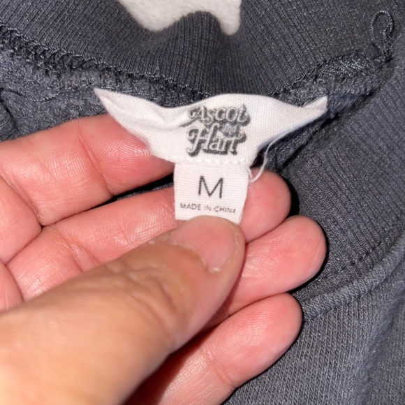 Gently Loved Texas 76 Unisex Gray Sweatshirt by Ascot & Hart - Picture 4 of 9